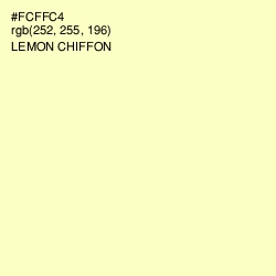 #FCFFC4 - Lemon Chiffon Color Image